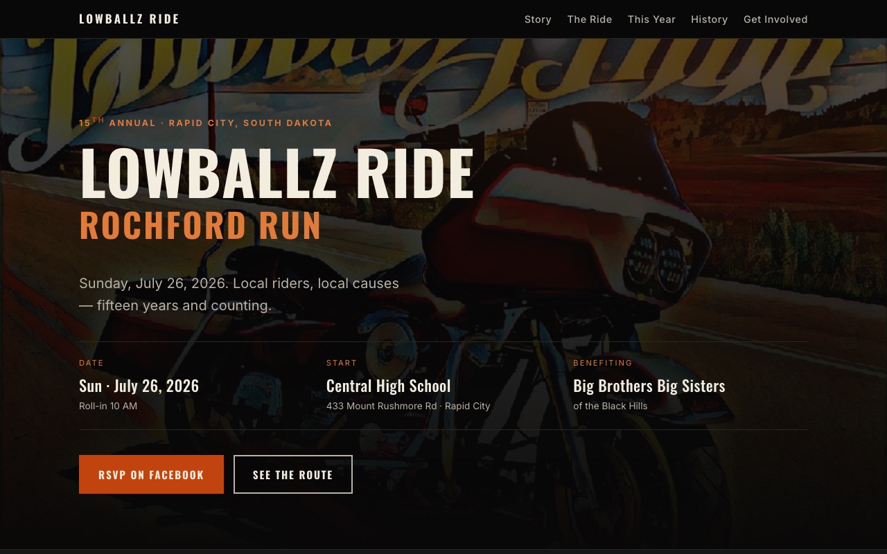 Lowballz Ride website