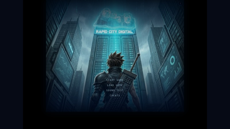 The Marketer title art